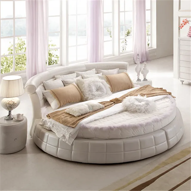 Latest Bed Designs With Low Price Oem Acceptable Circle Bed Frame