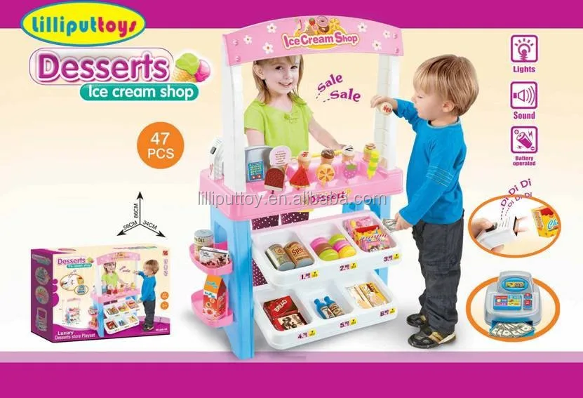 ice cream shop toy set