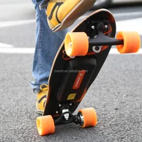 2016 small Electric skate board remote control brushless engines motor children / adult short drift board skateboard