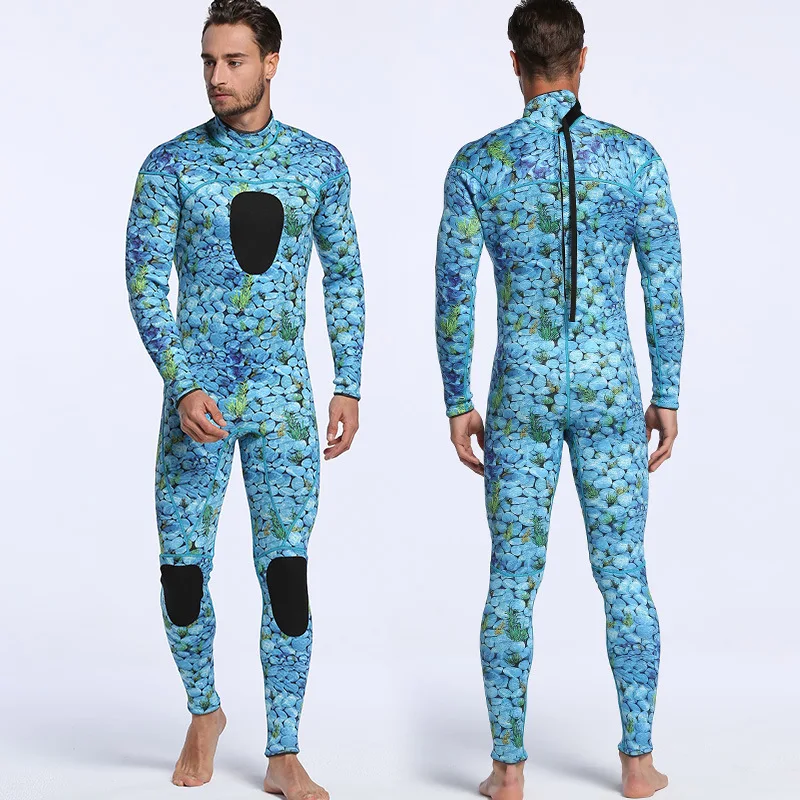 

MYLEDI camo design one piece wetsuit for mens diving , swimming and spearfishing