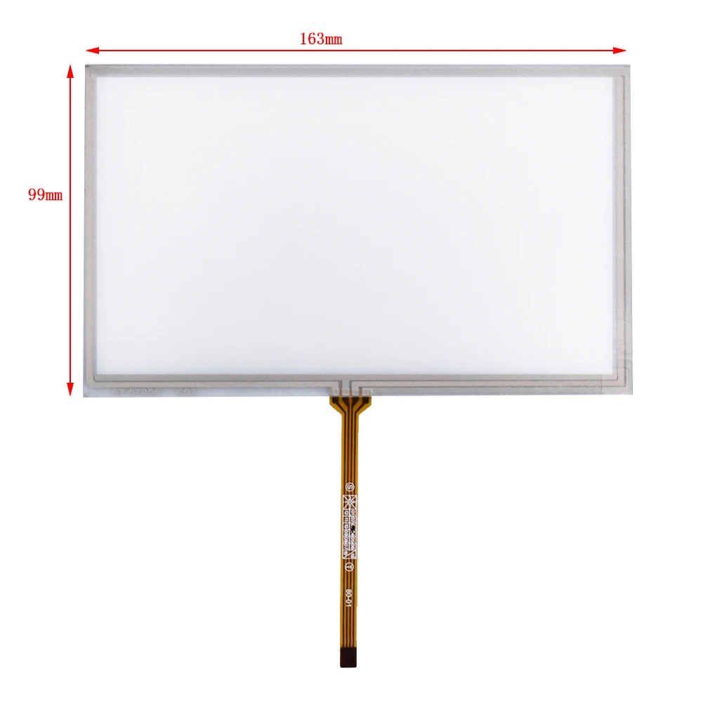 

163x99mm 7 Inch 4 Wire Resistive Digitizer Touch Screen Glass Panel, N/a