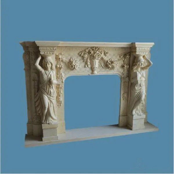 Beige Stone Mantel SC-FP48.jpg