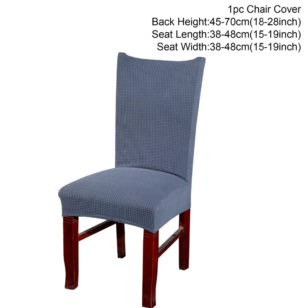 Polar Fleece Fabric Chair Cover Slipcovers Stretch Removable Dining