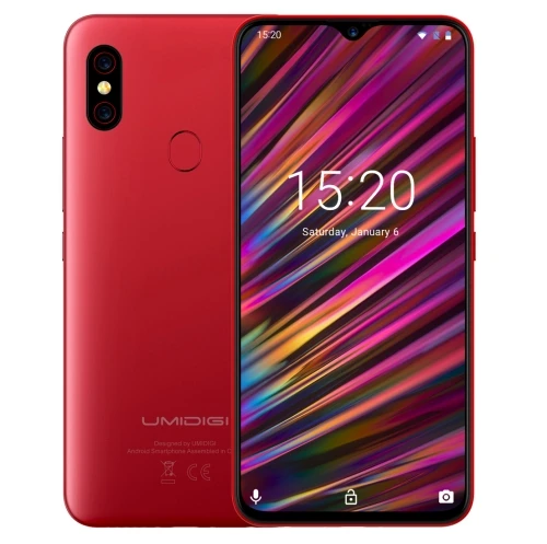

4GB+128GB Global band smartphone UMIDIGI F1 6.3 inch Helio P60 Octa Core 5150mAh 16MP Face ID NFC Android 9.0 4G mobile, Black;red;gold