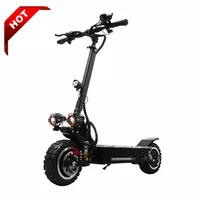 

3200W dual motor powerful electric scooters 11inch fat tire foldable off road adult e scooter with lithium battery