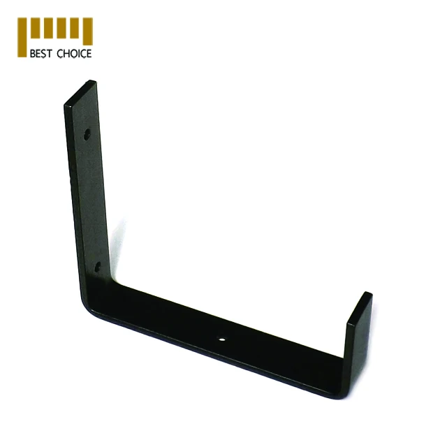 Heavy Duty U Shaped Black Metal Wall Brackets Buy Metal Wall Brackets