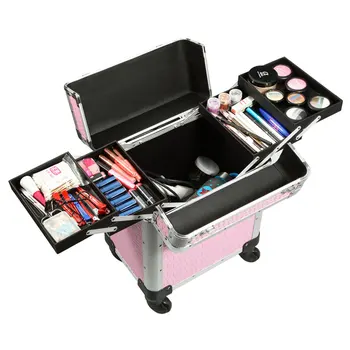 makeup vanity case with makeup