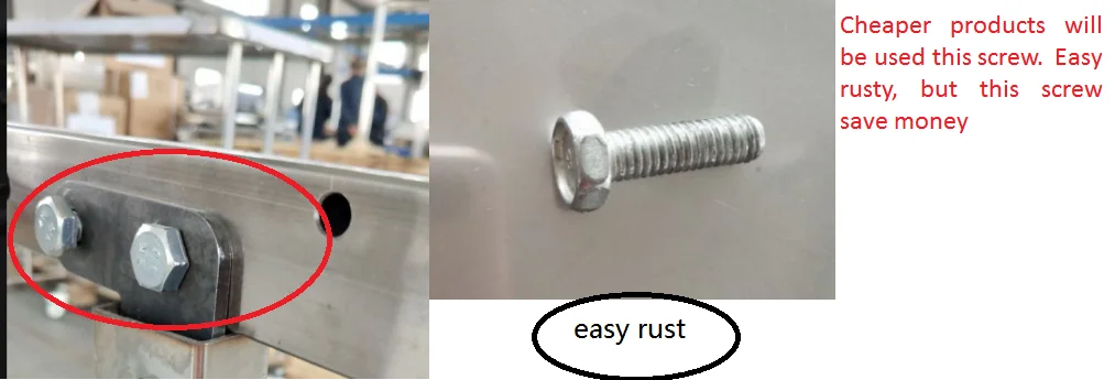 SS mayo table with antistatic castors