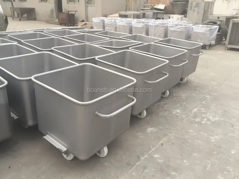 Stainless Steel Meat Trolley (buggy,Bin,Cart) 200l Buy Meat Trolley