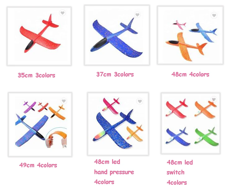 48cm Foam EPP Airplane Hand Throwing Plane Model