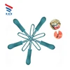 Custom logo printed wholesale decorative plastic pvc silicone rubber cord zipper pulls tags for suitcase