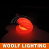 led restaurant plastic shell table lamps