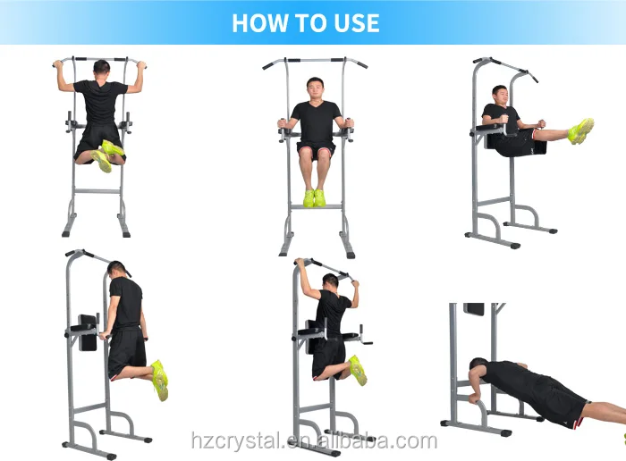 Frees shipping Indoor gym bodybuilding equipment adjustable pull up bar power tower price in USA