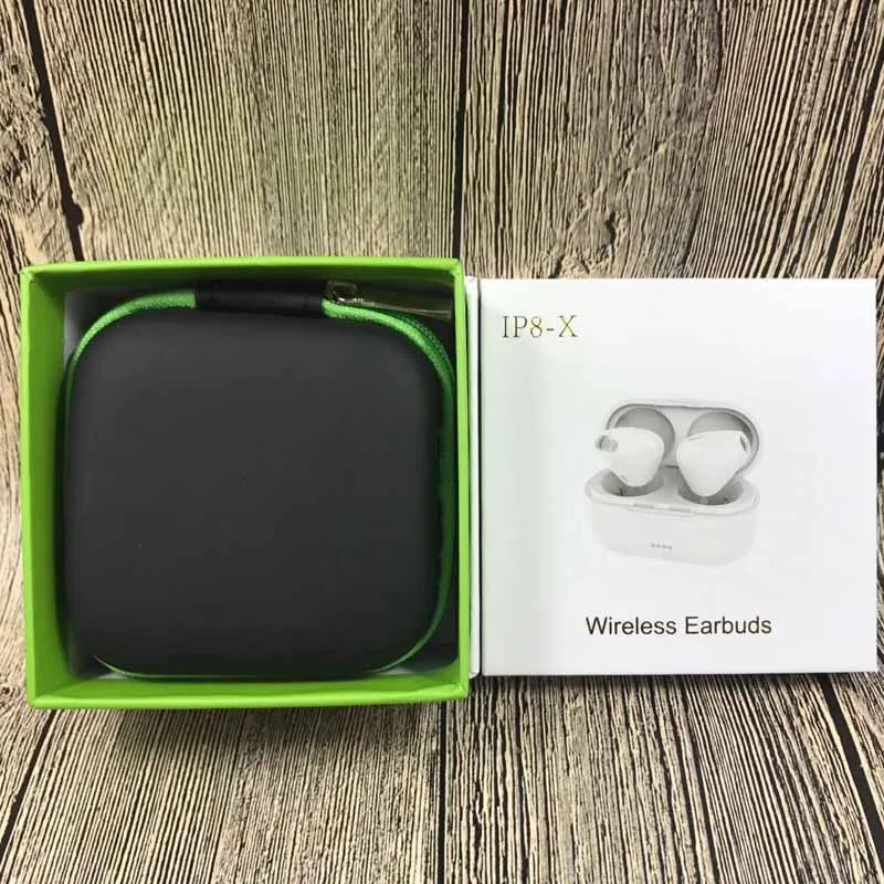Small Size IP8-X Wireless TWS Ephones Stereo Earbuds Mini Portable Pocket Ear Buds With Charge Box - ANKUX.COM