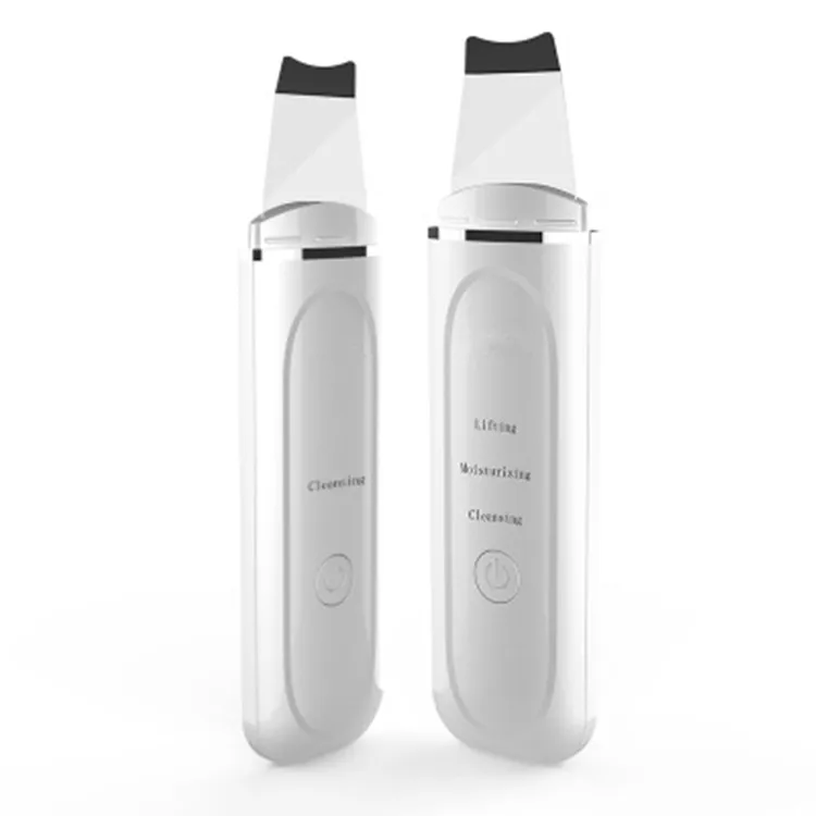 2019 Innovative products exfoliation skin tightening deep cleaning ultrasonic facial skin scrubber