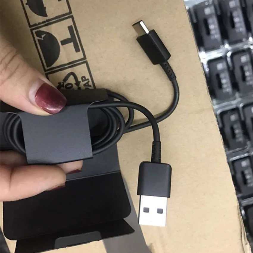 With packaging Original oem 1m/3ft Type C USB Data Sync Cable Fast charging cable For Samsung S10 S8 Note 8 usb charger cable