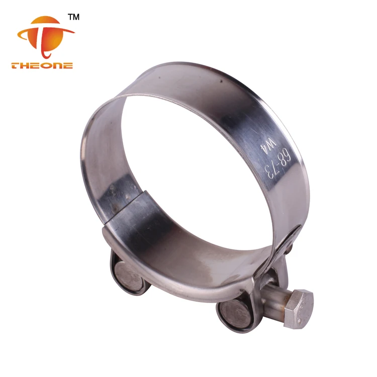 
high quality low price robust hose clamp with solid nut 