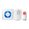 260ft long range Wireless Caregiver Pager with Panic SOS Button With Flash And Vibration Receiver For Elderly and pregnant