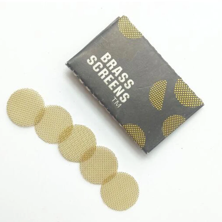 Brass Pipe Screen Filter Basil Bush Gauzes Silver And Brass Screen For