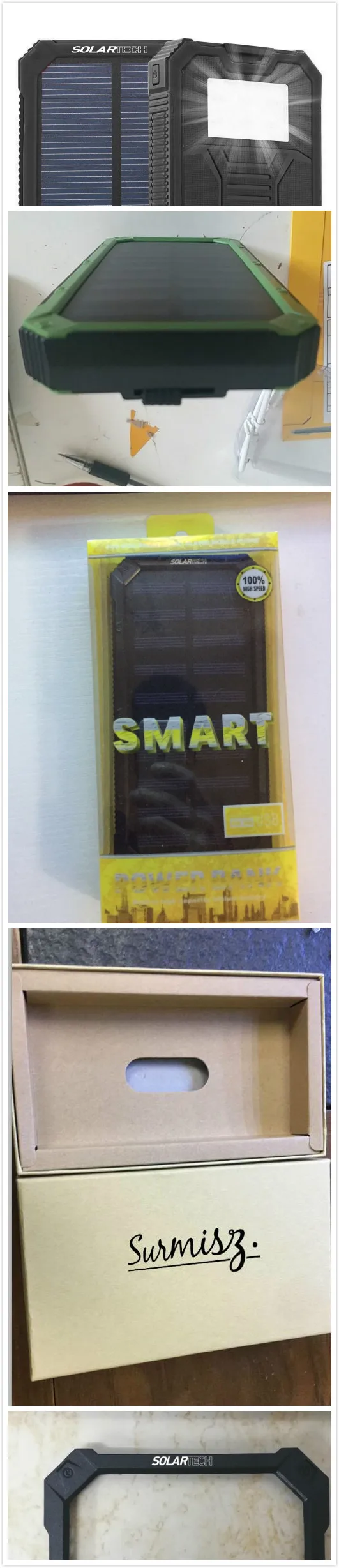 Paypal accepted hot products powerbank 10000mAh solar panel - ANKUX.COM