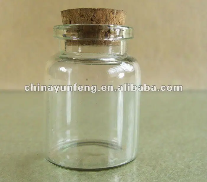 20er vidrio-vial de retención mini-botellas corcho