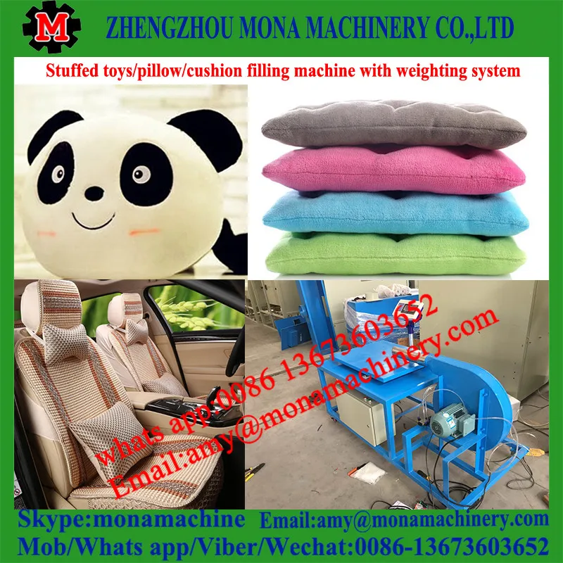 10 Stuffed toys pillow cushion filling machine with weighting system and working table.jpg