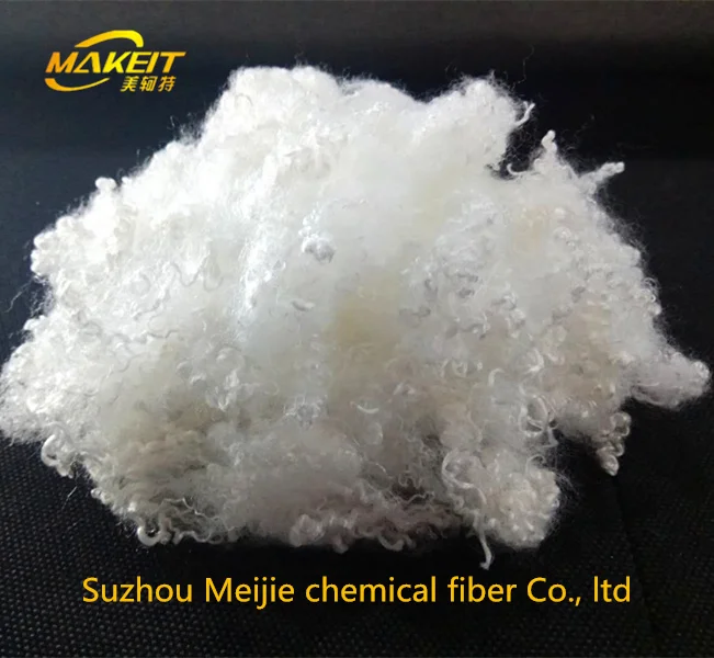 Pet Flakes Siliconized Polyester Fiber Wadding Hs Code 550320 Buy Pet