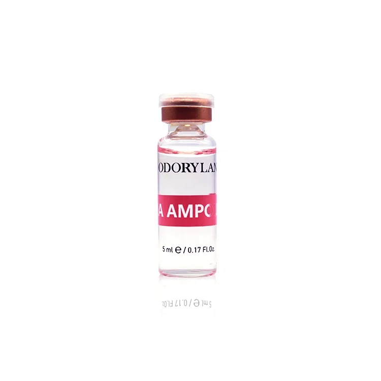 

5ml/vial Herbal Derma Roller HA Ampoules Mesotherapy Hyaluronic Acid Serum, Transparent