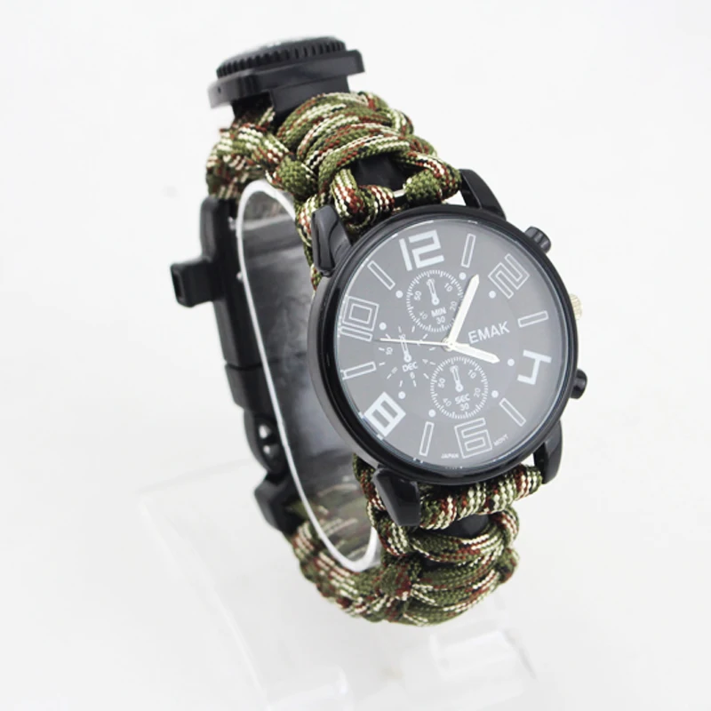 

Hot sales outdoor sport articles multi-functional survival watch