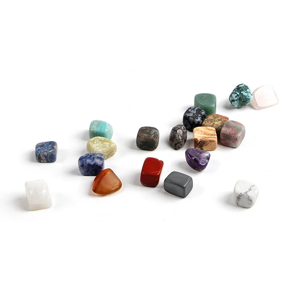学校玩具jem石头标本珍贵的抛光石头终极宝石收藏玩具，48种- Buy 抛光