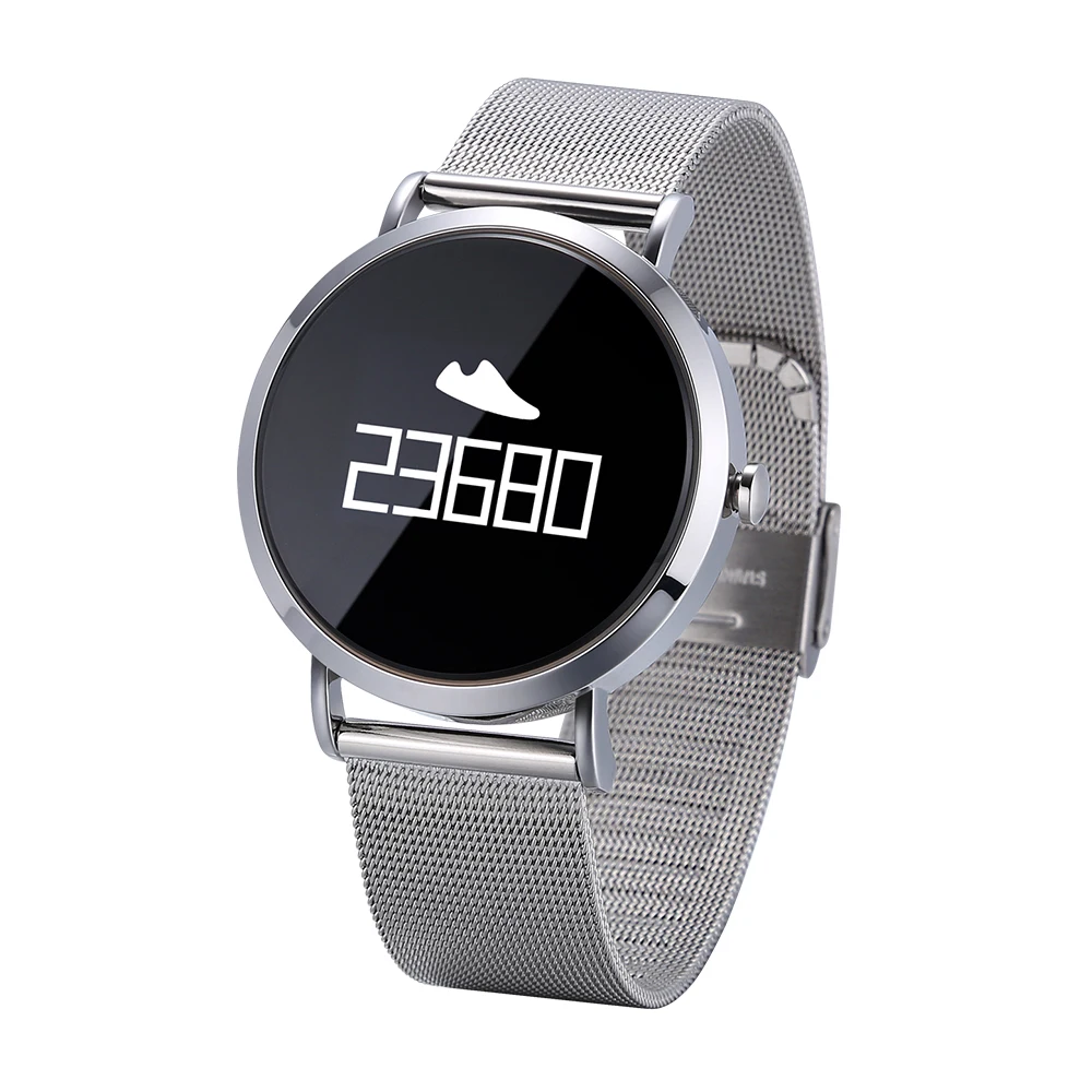 

2019 OEM ce rohs best selling touch screen sport fitness smart metal watch manufacturer android waterproof