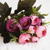 New Product Silk Flowers 6Head Rose Flowers Branches Artificial Trees Cherry Blossoms