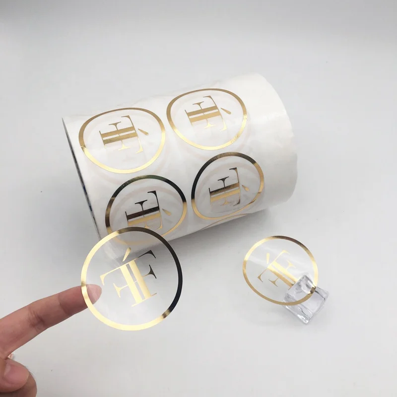 Custom Transparent Plastic Pvc Round Sticker Printing Sheet Self