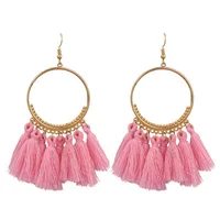 

D1218 Women Jewelry Gifts Boho Fringe Earring Vintage Ethnic Tassel Earrings