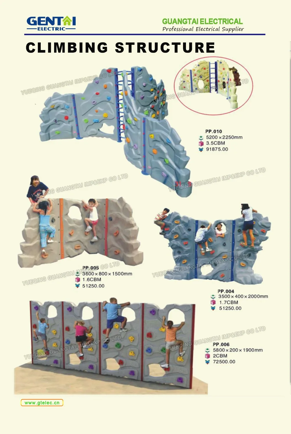 Outdoor Kids Plastic Rock Climbing Wall,Backyard Rock Climbing Wall For
