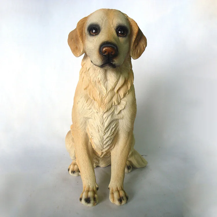 resin dog garden ornaments