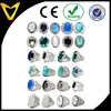 Gemstone Jewelry Mens Titanium Rings For Gemstones, Top Quality Free Samples Indonesia Gemstone Setting Rings Wholesale