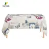 Turquoise sea and geometric design printing table cloth Mantel de imprenta for outdoor activity party
