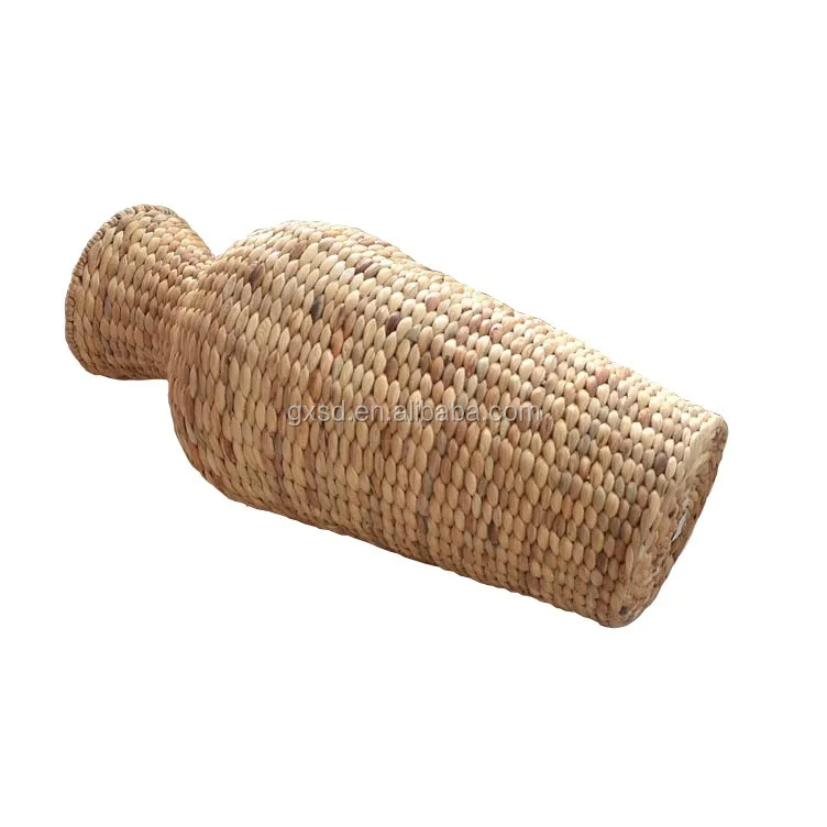 Handcraft Home Decor Water Hyacinth Woven Tall Floor Vase Flower Buy