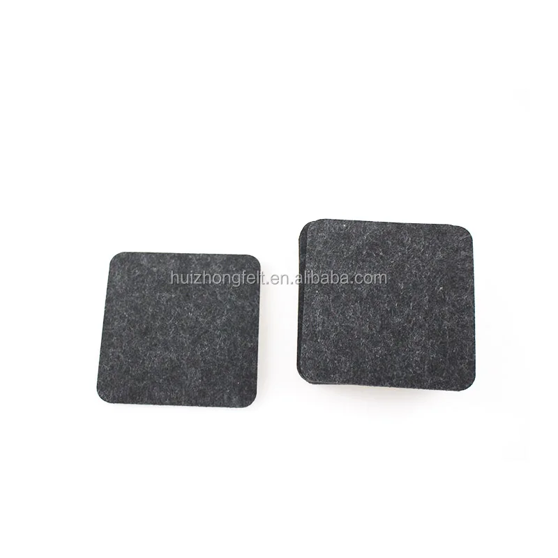 Plastic felt pad for coaster