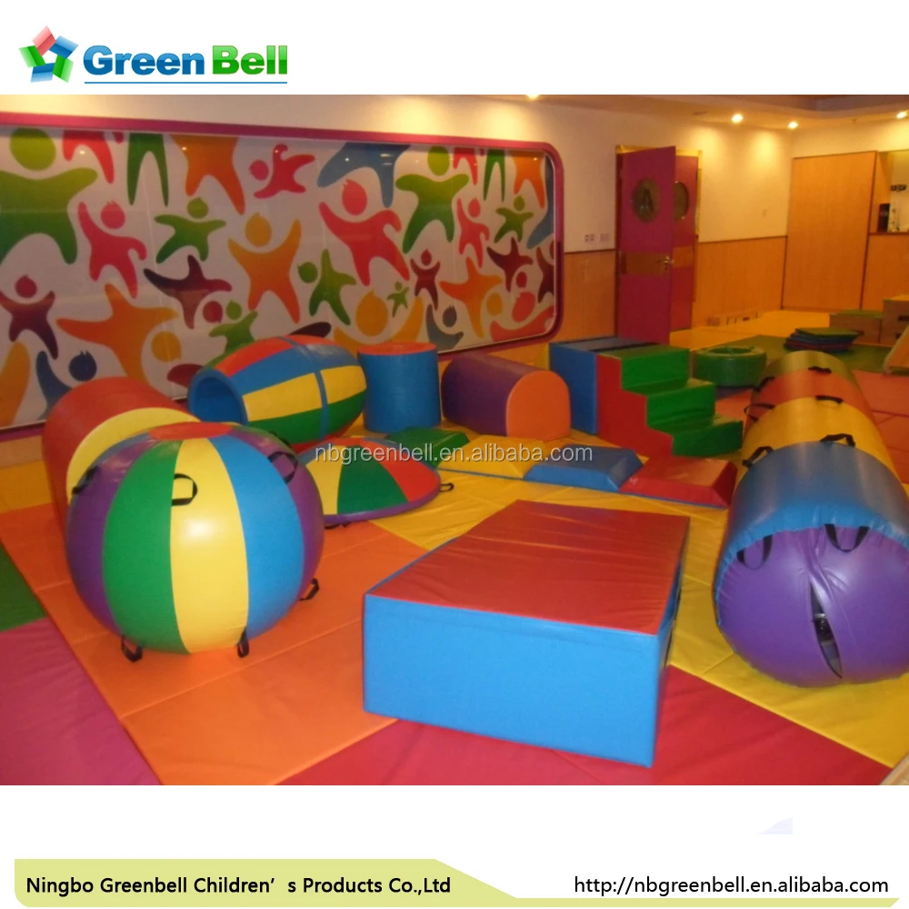 Kids Half Rounds Foam Gymnastics Blocks,Soft Area For Station Border,A