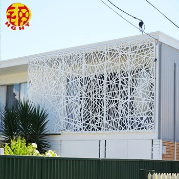 Stainless Steel Metal Facade Panel Perforated Privacy 