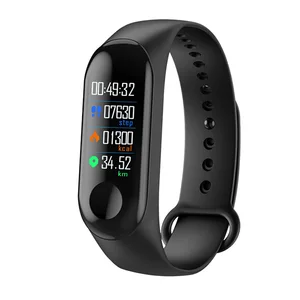 M3 Cheapest Waterproof Heart Rate Fitness Tracker Smart Band Wristband
