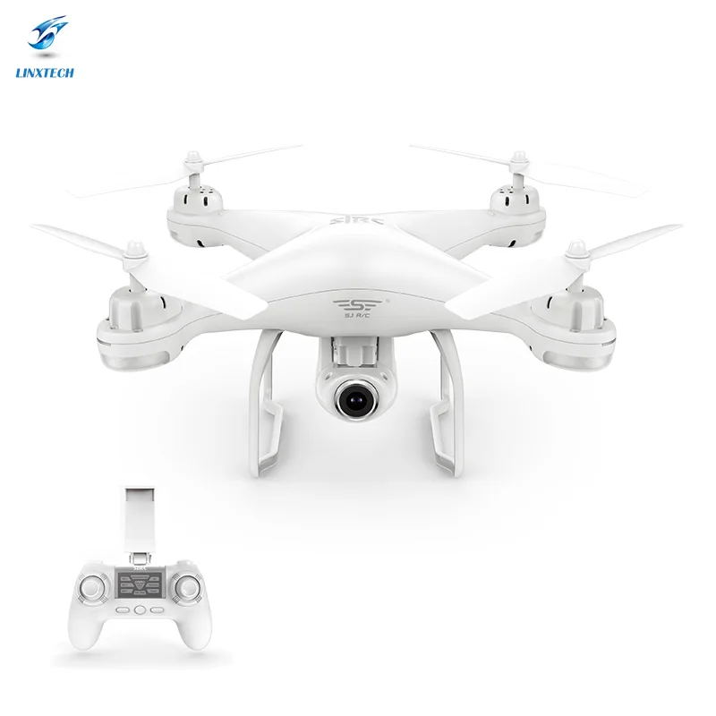 Linxtech SJRC S20W Drone 5G WIFI 1080P FPV RC Quadcopter With HD Camera and Dual Positioning Follow me mode of GPS & GLONASS