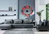 Favorites Compare Adhesive Round Arabic Numerals 3D DIY Wall Clock