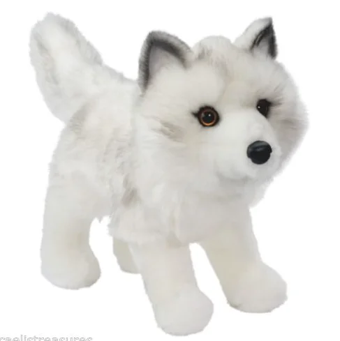 peluche lobo blanco