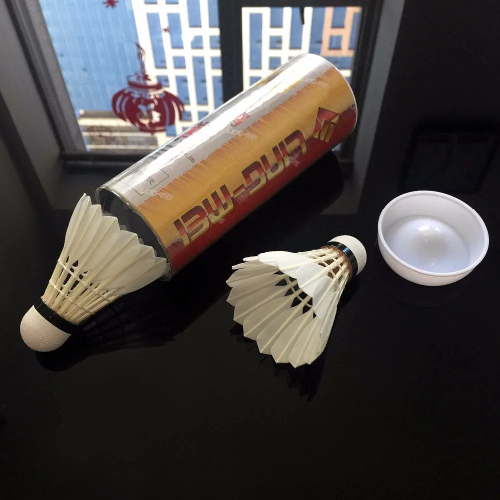 Original Ling Mei Shuttlecock A Class Goose Feather 70 Badminton A+