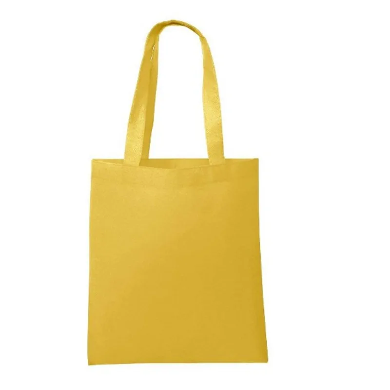 Promo customized wholesale 100% recycled non-woven tote shopping bags