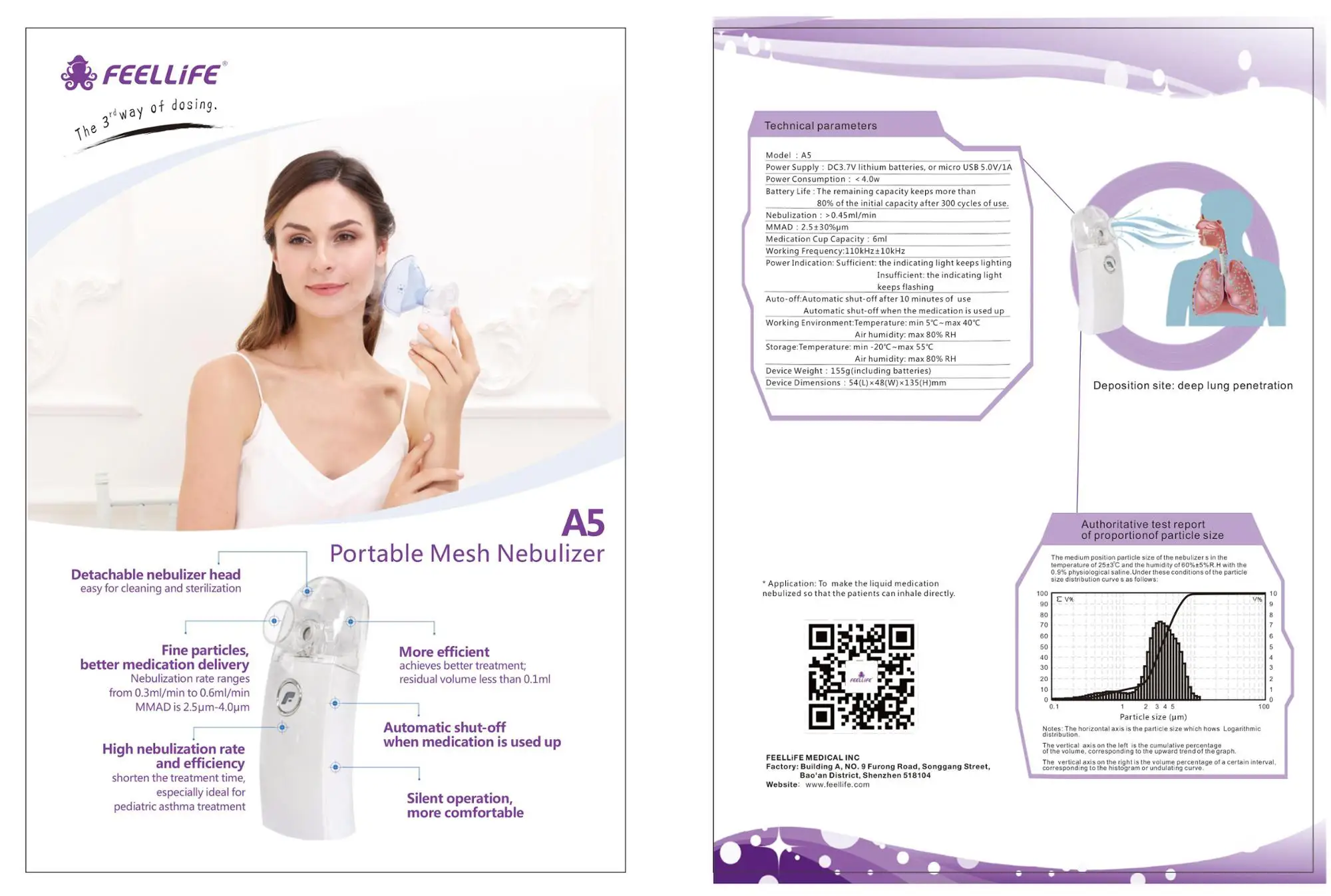 Feellife Handheld Nebulizers Nebuliser Machine Cost Medication For