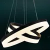 Simple Art Modern Ceiling Lighting Fixture Energy Saving Round LED Pendant Light